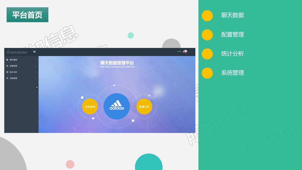 电商客服聊天系统大数据分析平台